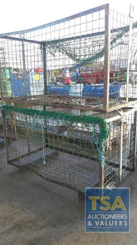 2 No. Steel Cage Stillages