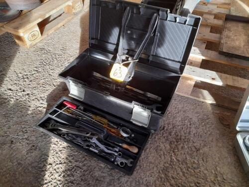 TOOLBOX C/W WIRE CUTTERS & KEYS