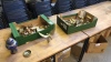 2 BOXES BRASS ITEMS