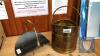 BRASS COAL BUCKET & LOG BASKET