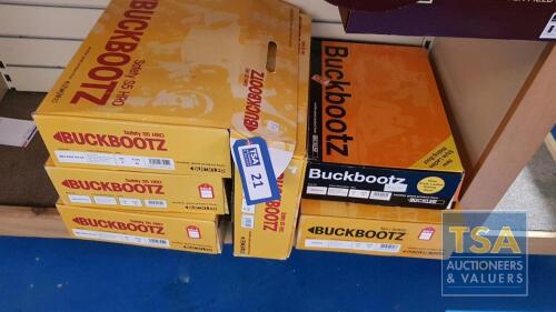 4 No. Pairs Buckbootz Safety Boots Size 6 , 1 No. Pair
