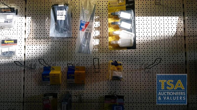 Various Staples, Nails, Cable Ties, Luggage Tags Etc