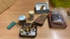 BOX STONES & SMALL HIP FLASK