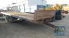 24 FT TANDEM AXLE TRAILER WITH SUPER SINGLES & HYDRO BRAKES