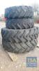 4 X WHEELS & TYRES 2 - 420/85 R30 & 2 - 460/85 R46