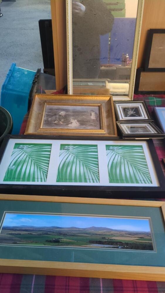 2 BOXES OF PICTURES & FRAMES