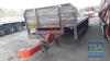 MONTRACON DRAWBAR FLATBED TRAILER YR 2001 MOT EXP 21/3/22