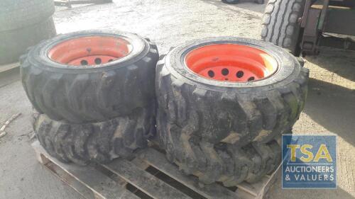 4 X BOBCAT WHEELS