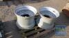 2 X WHEEL CENTRES TO FIT 560/60/22.5 FLOTATION TYRES