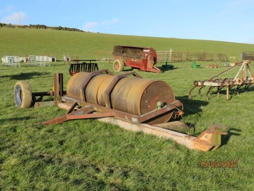 10 FT HEAVY ROLLER C/W TRANSPORTER