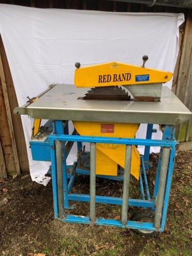 RED BAND BENCH SAW