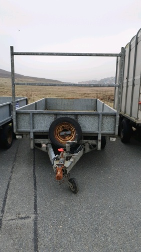 IFOR WILLIAMS LM105 TRAILER C/W FRONT LADDER RACK