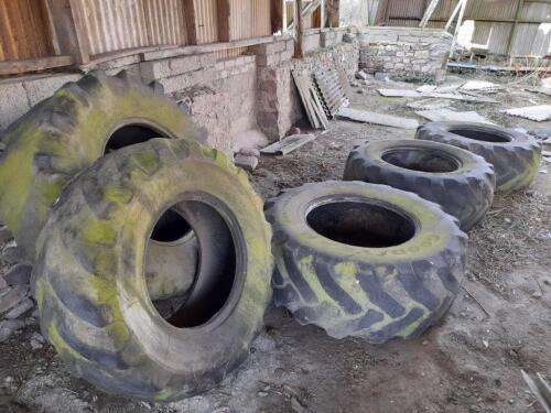 5 X GOODYEAR TYRES 460/70 R24