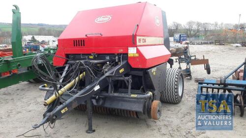 VICON RF 124 BALER WITH PTO & MANUAL IN P/CABIN