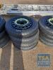 4 KIA SPACE SAVER WHEELS & TYRES