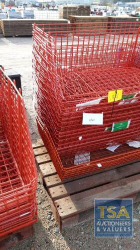 RED STORAGE BASKETS