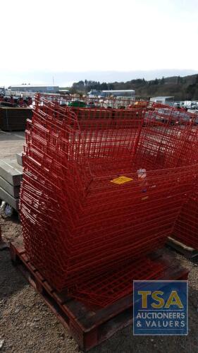 RED STORAGE BASKETS