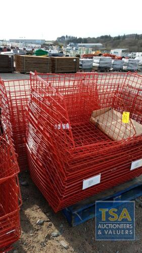 RED STORAGE BASKETS