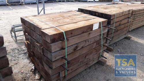 100 X 200 X 1.2 BROWN MINI SLEEPERS - 35 PIECES