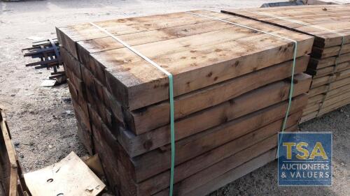 100 X 200 X 1.2 BROWN MINI SLEEPERS - 35 PIECES