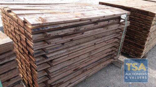 19 X 150 X 1.5 FENCE SLATS BROWN 252 PER PACK