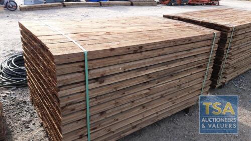 19 x 100 x 1.8 FENCE SLATS 396 PER PACK