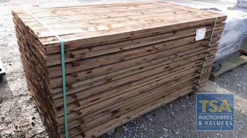 19 x 100 x 1.8 FENCE SLATS 396 PER PACK