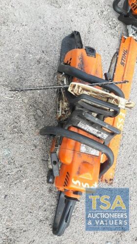 2 STIHL CHAIN SAWS - MS 181 AND MS 170