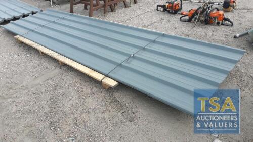 7 MERLIN GREY ROOF SHEETS ANTI CONDENSATION 4.05