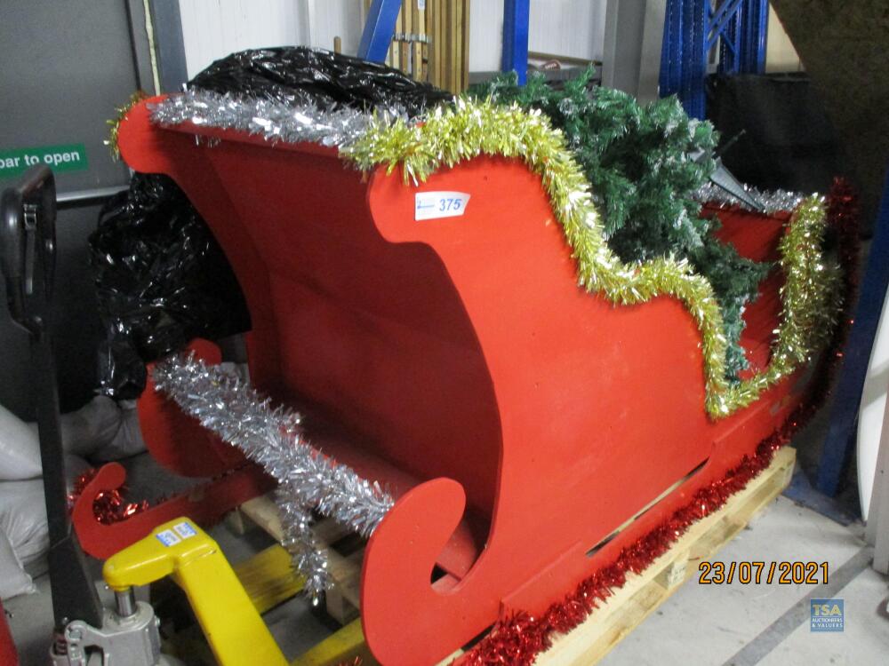 Full Size Santa Sleigh Sit On full-size-santa-sleigh-sit-on