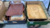 2 BOXES TRAYS & CHOPPING BOARDS