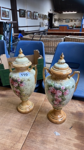 PAIR VASES