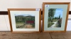 2 PAINTINGS COUNTRY ROAD & COTTAGE