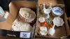 2 BOXES MISC CHINA & ORNAMENTS