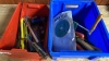 2 BOXES TOOLS FILES SAW BLADES ETC
