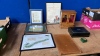 2 BOXES PICTURES JEWELLERY BOXES ETC