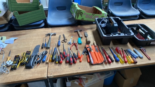 2 TRAYS ASSORTED TOOLS