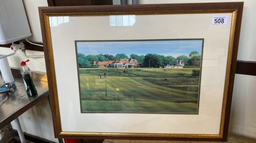 GOLF PRINT T MACKLIN 1992