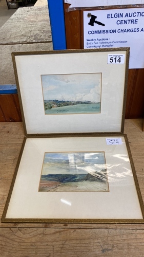 2 PAINTINGS BY A DOUGLAS