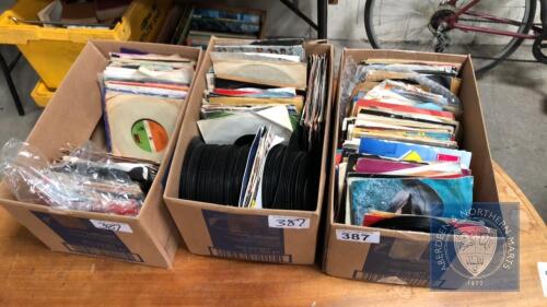 3 BOXES SINGLE RECORDS