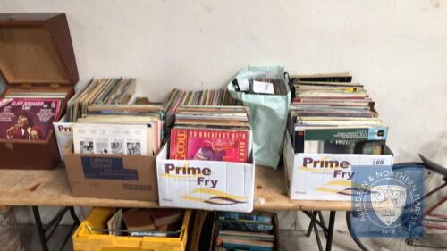 7 BOXES & BAG RECORDS