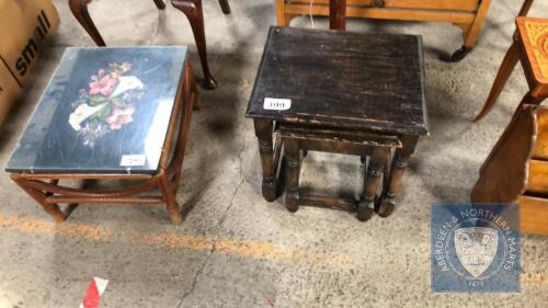 ASSORTED TABLES & CHAIR