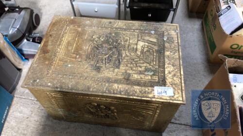 BRASS LOG BOX