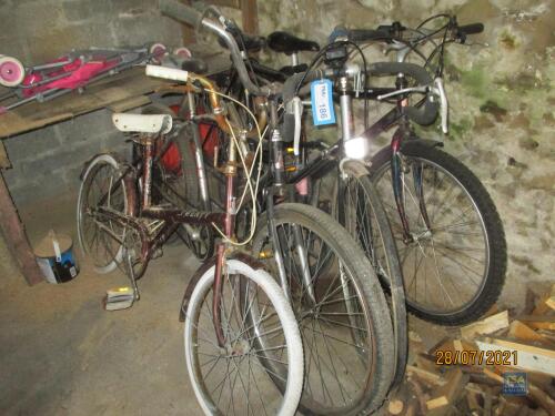 4 No. Bicycles - 3 Raleigh and 1 Shimano