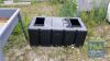 BLACK PLASTIC 400 LTR TANK