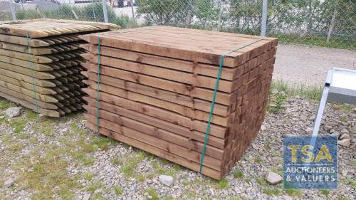 165 - 75 X 75 X 1.65 POINTED BROWN POSTS