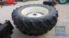 2 X NEW HOLLAND WHEELS & TYRES 460/85 R38