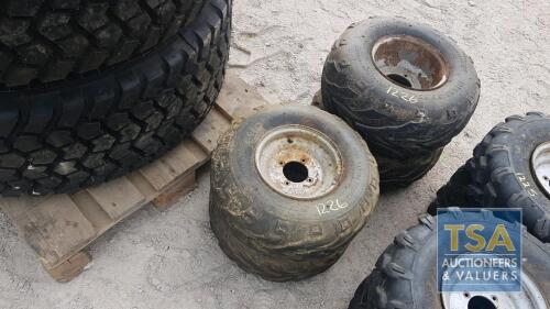 4 X QUAD BIKE/ATV WHEELS & TYRES