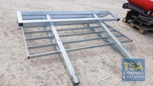 2 GALVANISED FRAMES