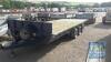 IFOR WILLIAMS TRI AXLE CAR TRAILER